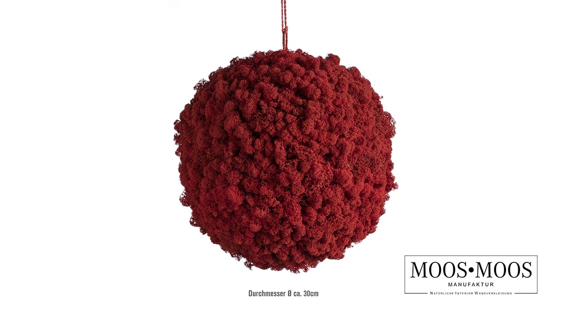 Moosball aus Islandmoos Chilli